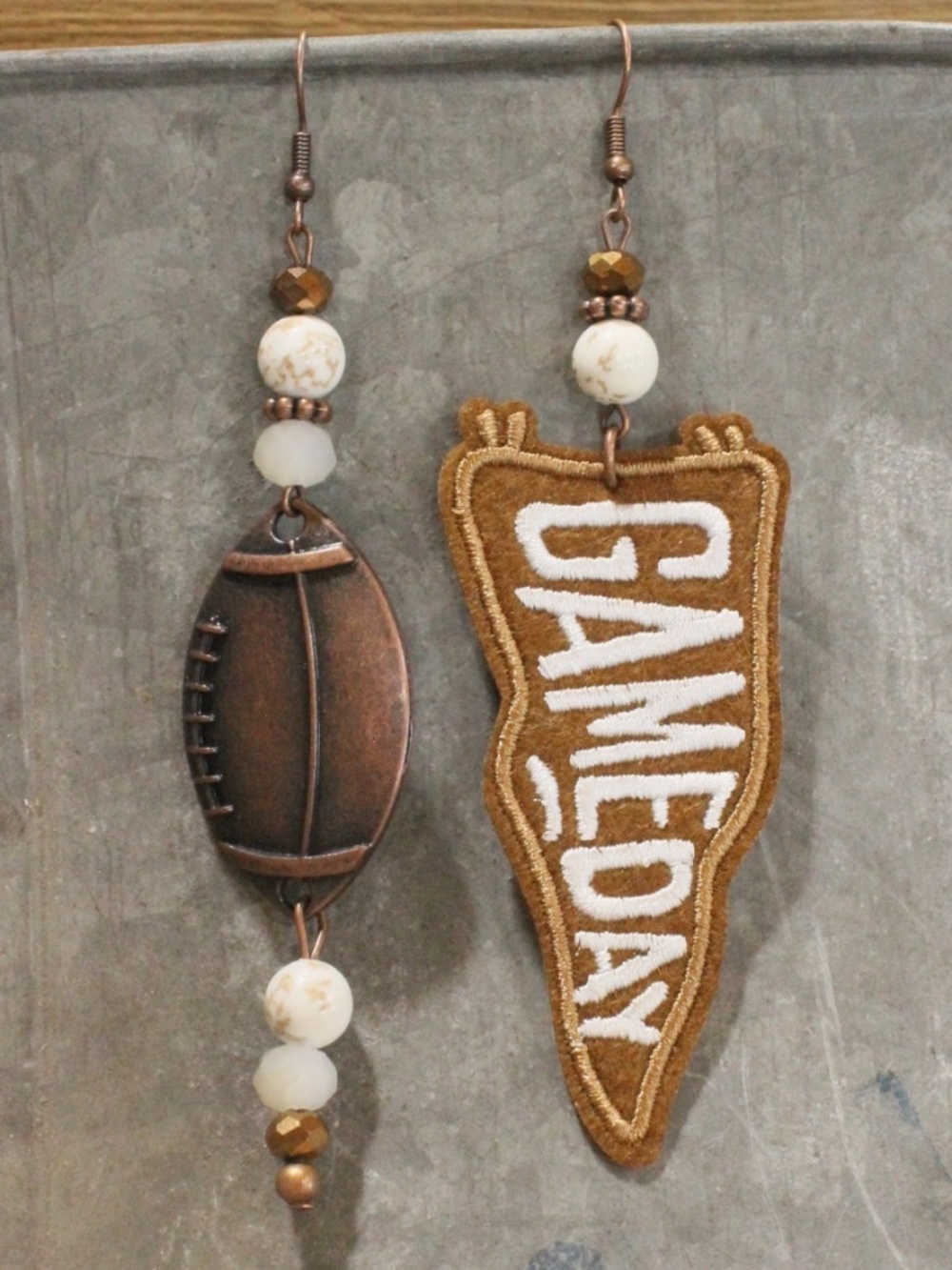 🎉 BOHO Game Day Fun Dangle Drop Earrings